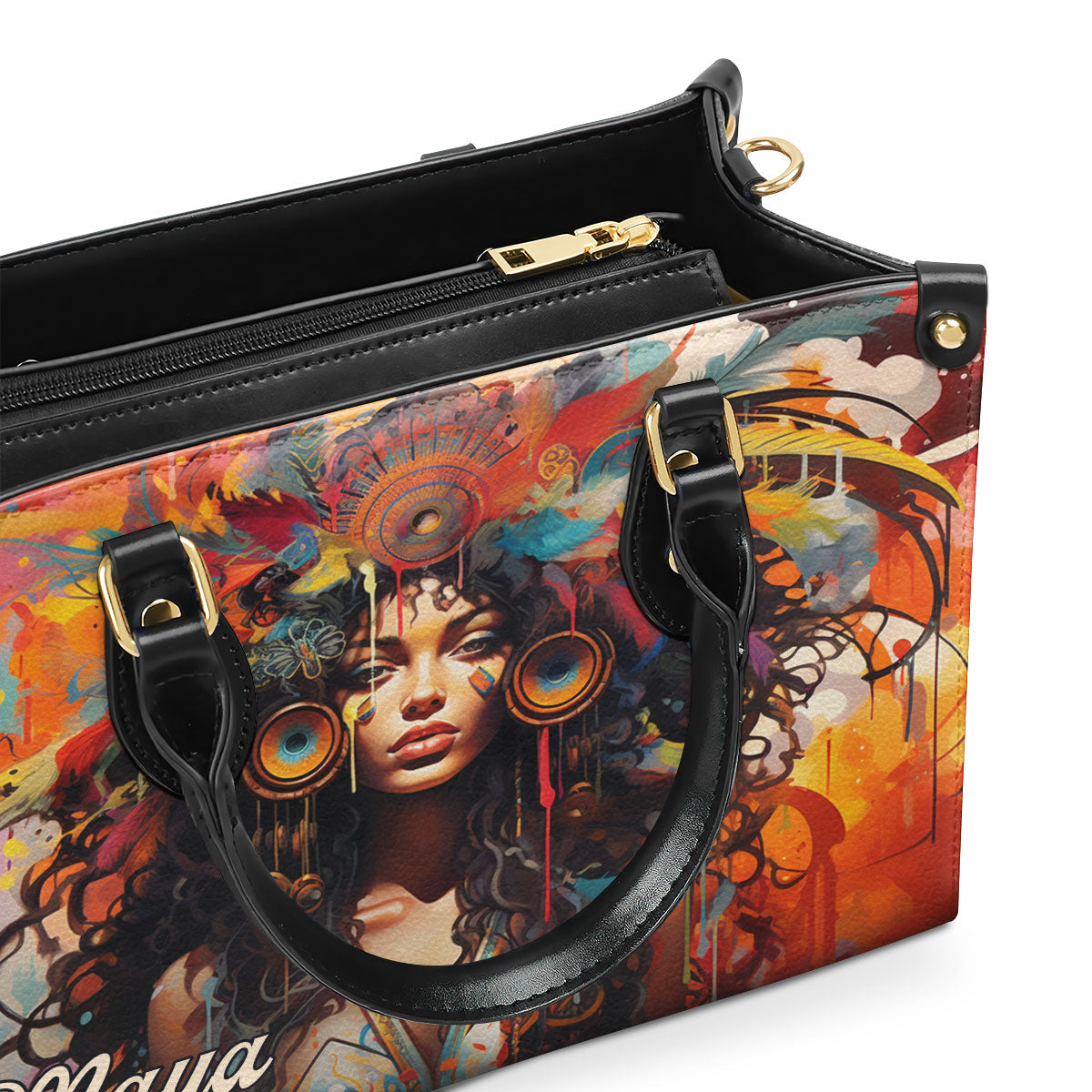 Bohemian - Personalized Leather Handbag STB133