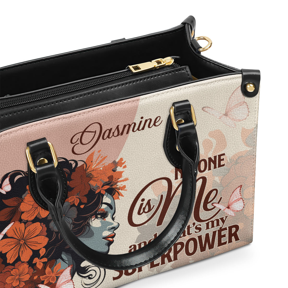 My Superpower - Personalized Leather Hand Bag STB91