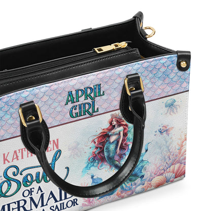 Mermaid - Personalized Leather Handbag MB94