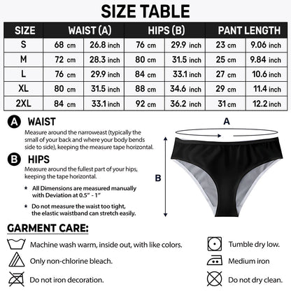 Only He Can Insert Here - Personalized Women's Low-waisted Brief