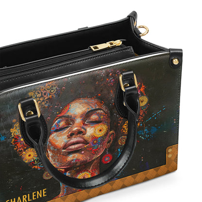 Afrocentrism 09 - Personalized Leather Handbag SBT09