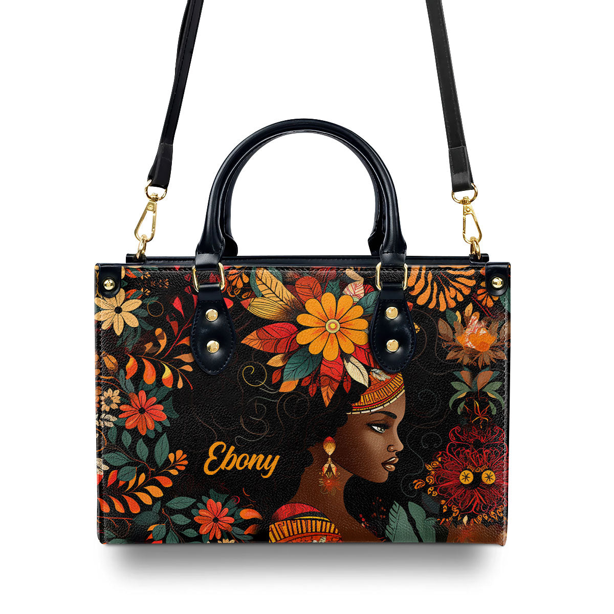 BlackBohemian - Personalized Leather Handbag SB104