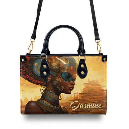 Afrofuturism05 - Personalized Leather Handbag SB115