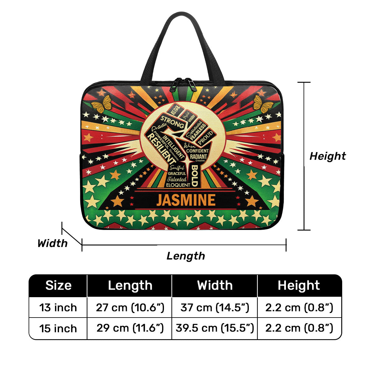 Juneteenth Spirit - Personalized Laptop Sleeve SBLST63