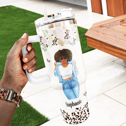 Black Queen Nutrition Facts - Personalized Stainless Steel Tumbler