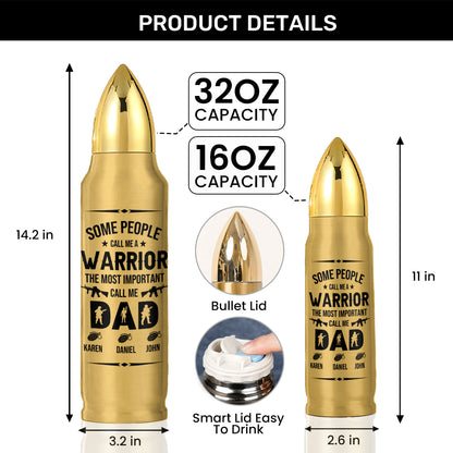 The Most Important Call Me Dad - Personalized Bullet Tumbler