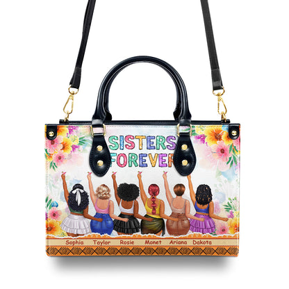 Sisters Forever - Personalized Leather Handbag