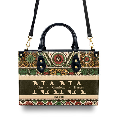 MomNana - Personalized Leather Handbag SB2912