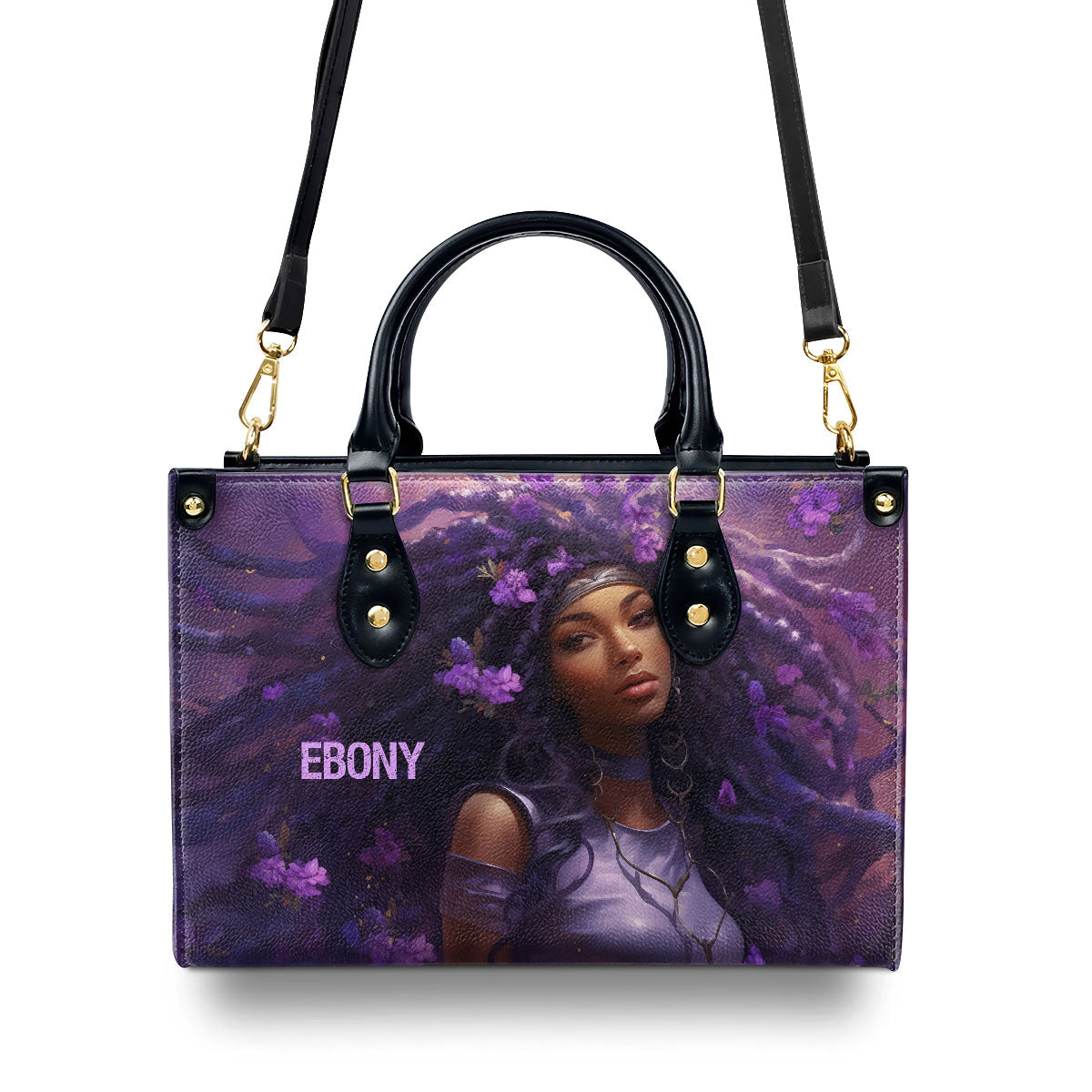 Beautiful AfroArt - Personalized Leather Handbag MB61