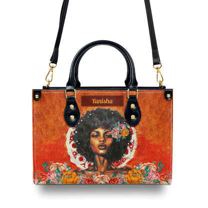 Afrocentrism 05 - Personalized Leather Handbag SBT05