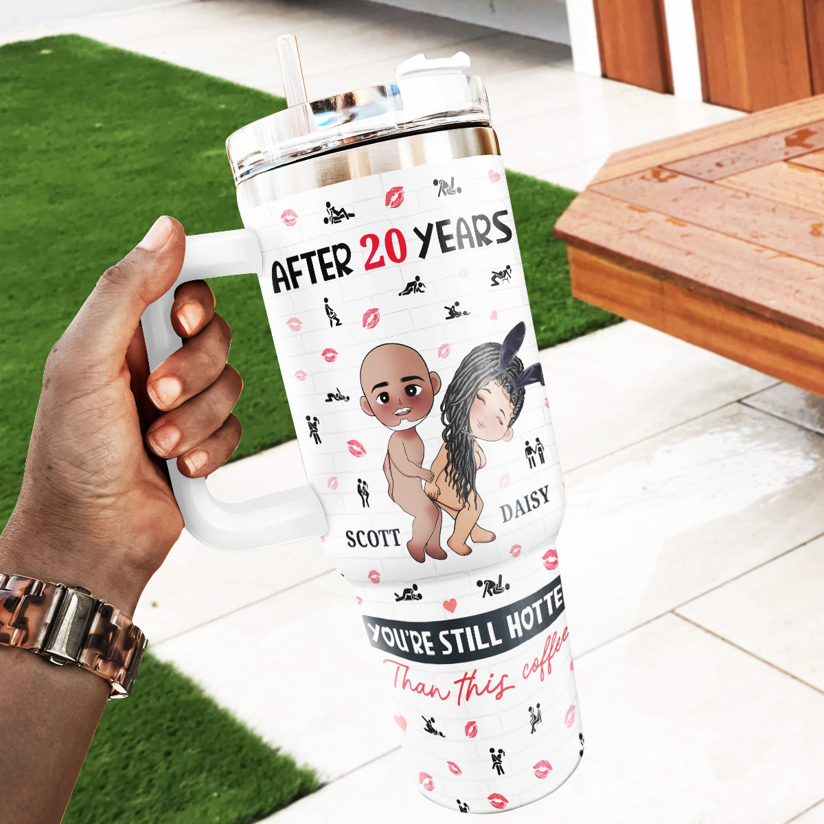 You Are Still Hotter Than This Coffee - Personalized Stainless Steel Tumbler