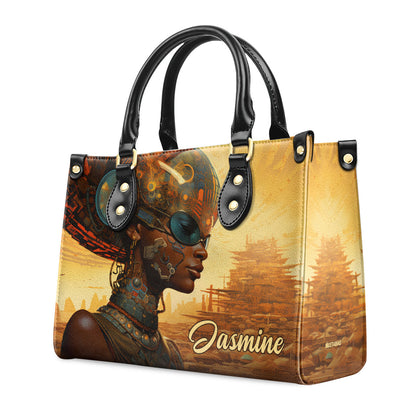 Afrofuturism05 - Personalized Leather Handbag SB115