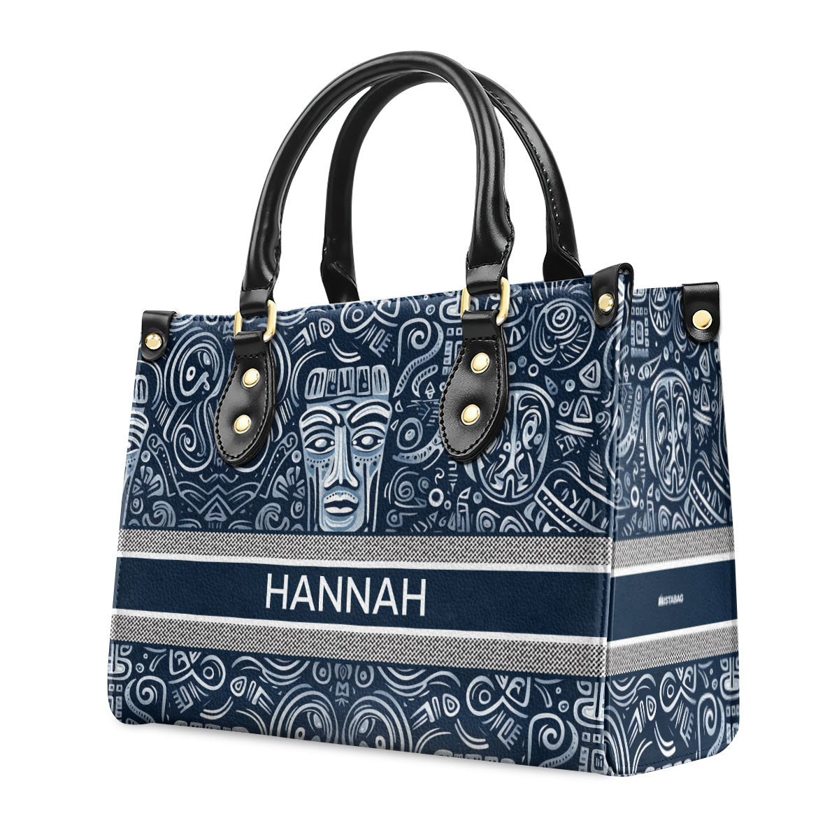 African Culture - Four Seasons - Personalized Leather Handbag STB116