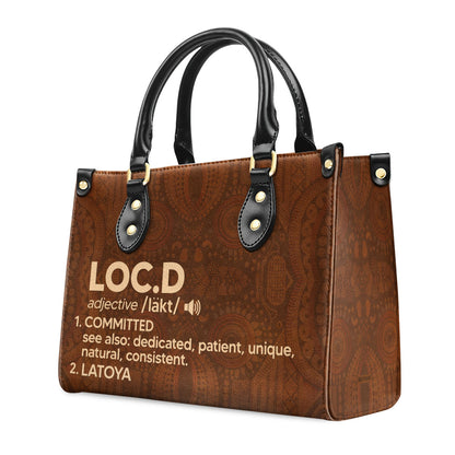 Loc.d - Personalized Leather Handbag STB147