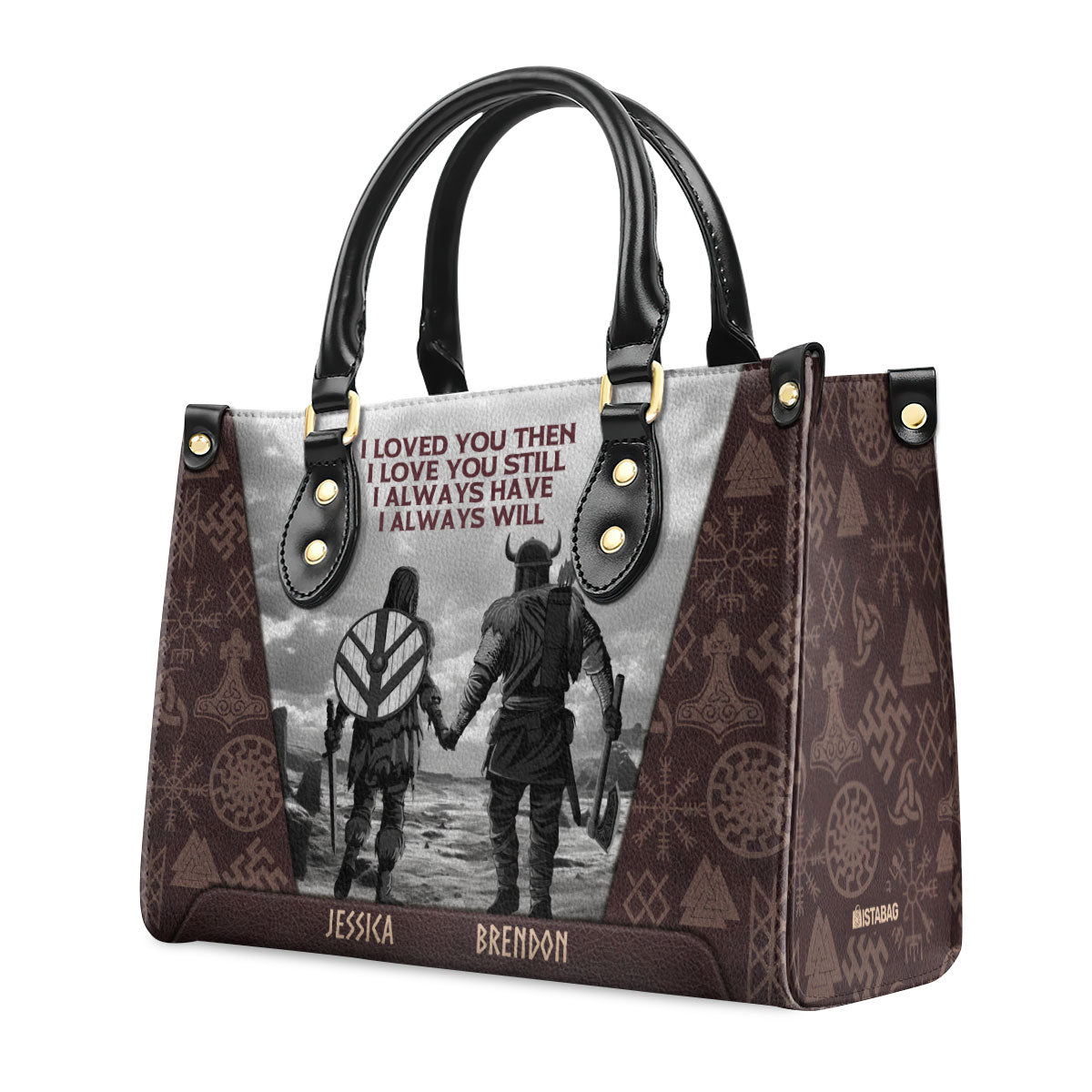 I Always Will - Personalized Leather Handbag STB157