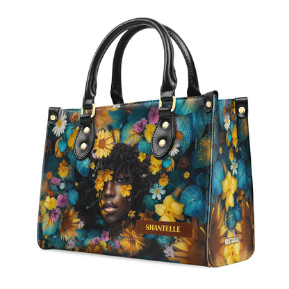 Afrocentrism 01 - Personalized Leather Handbag SBT01