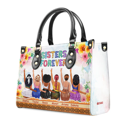 Sisters Forever - Personalized Leather Handbag