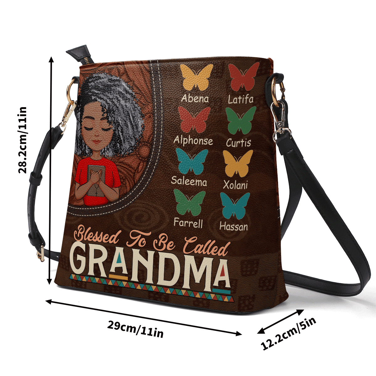 Blessed To Be Called Grandma - Personalized Bucket Bag SBBD18LM1317L