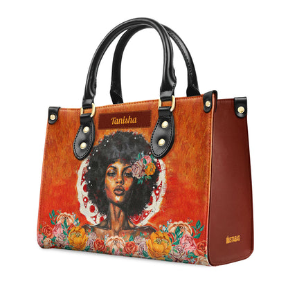 Afrocentrism 05 - Personalized Leather Handbag SBT05