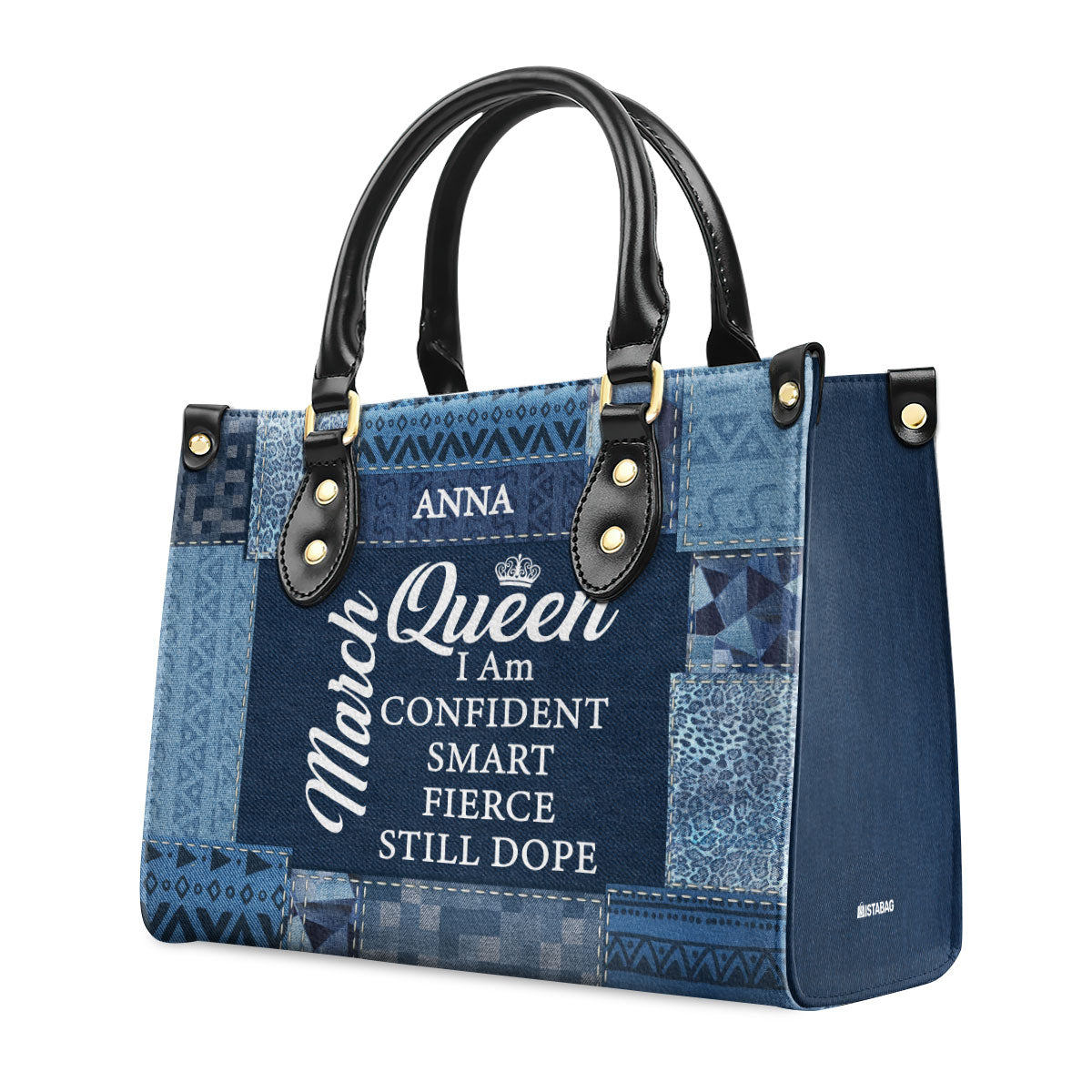 Queen - Personalized Leather Handbag SBN01