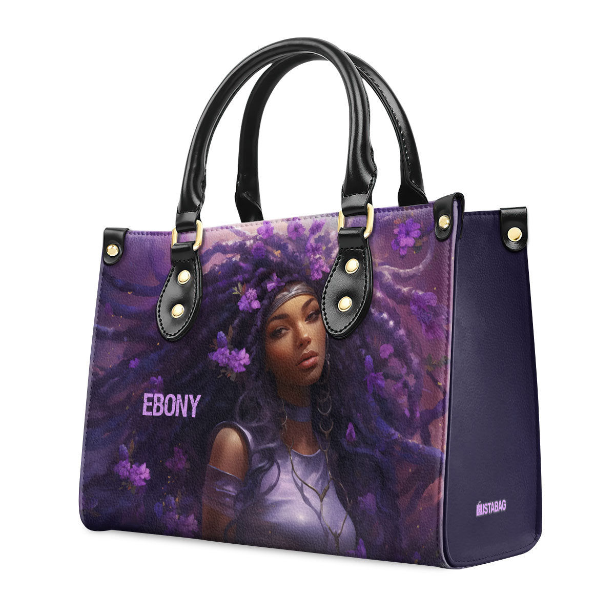 Beautiful AfroArt - Personalized Leather Handbag MB61