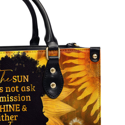 I Shine - Personalized Leather Handbag MB11