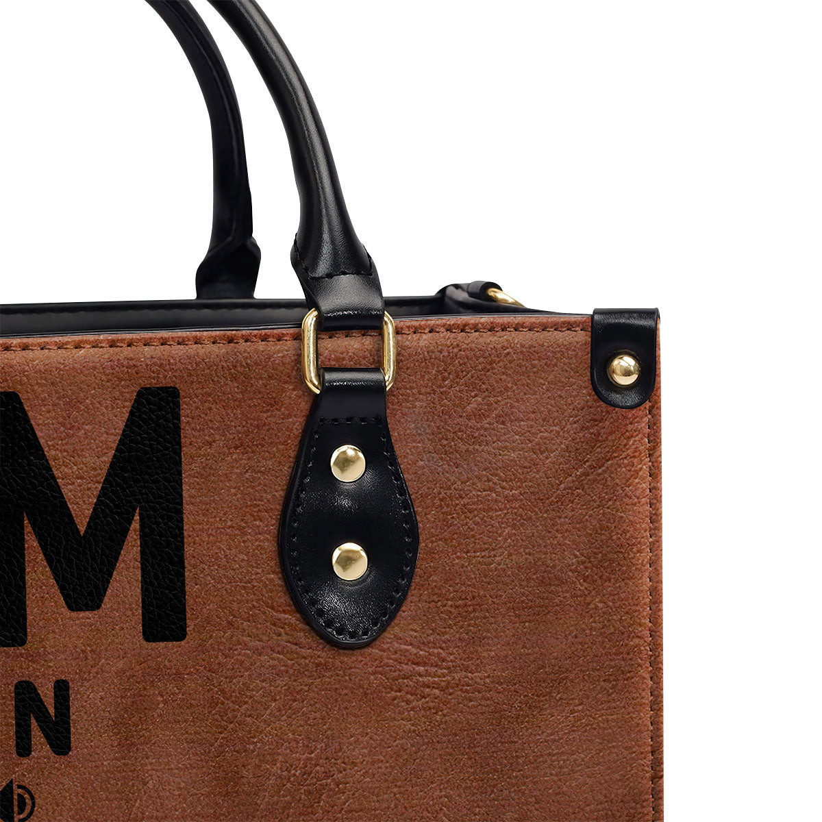 Black Girl & Melanin - Personalized Leather Handbag MB29