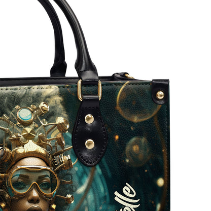 Afrofuturism10 - Personalized Leather Handbag SB123