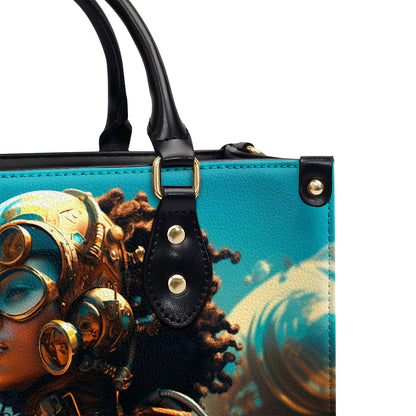 Afrofuturism02 - Personalized Leather Handbag SB124