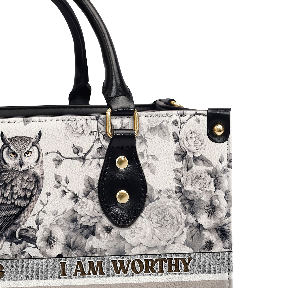 Owl - Four Seasons - Personalized Leather Handbag STB119