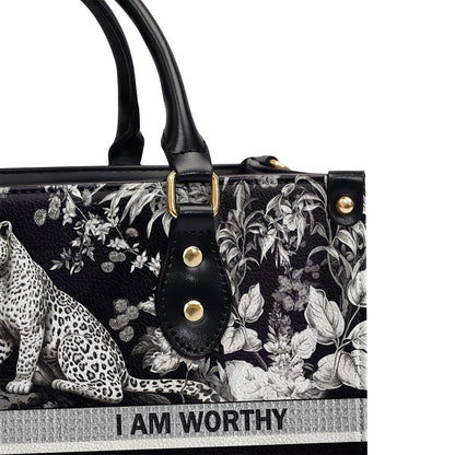 Leopard - Four Seasons - Personalized Leather Handbag STB120