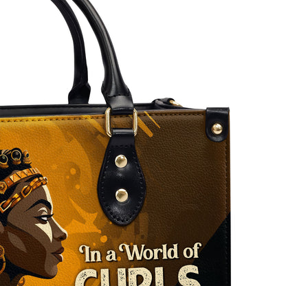 I Chose To Twist And Shout - Personalized Leather Handbag STB38