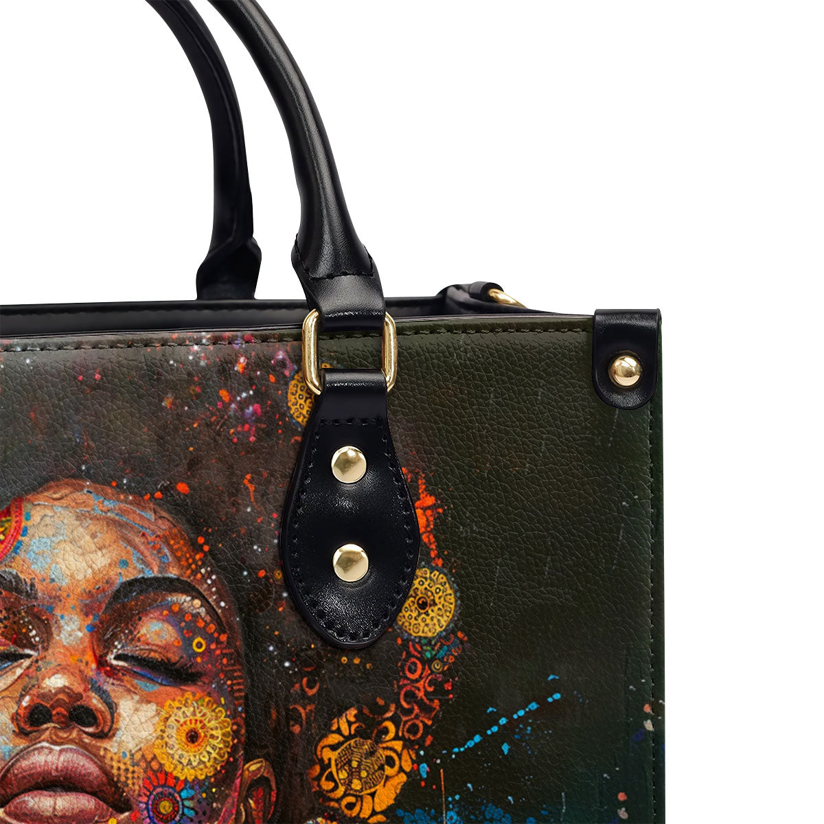 Afrocentrism 09 - Personalized Leather Handbag SBT09