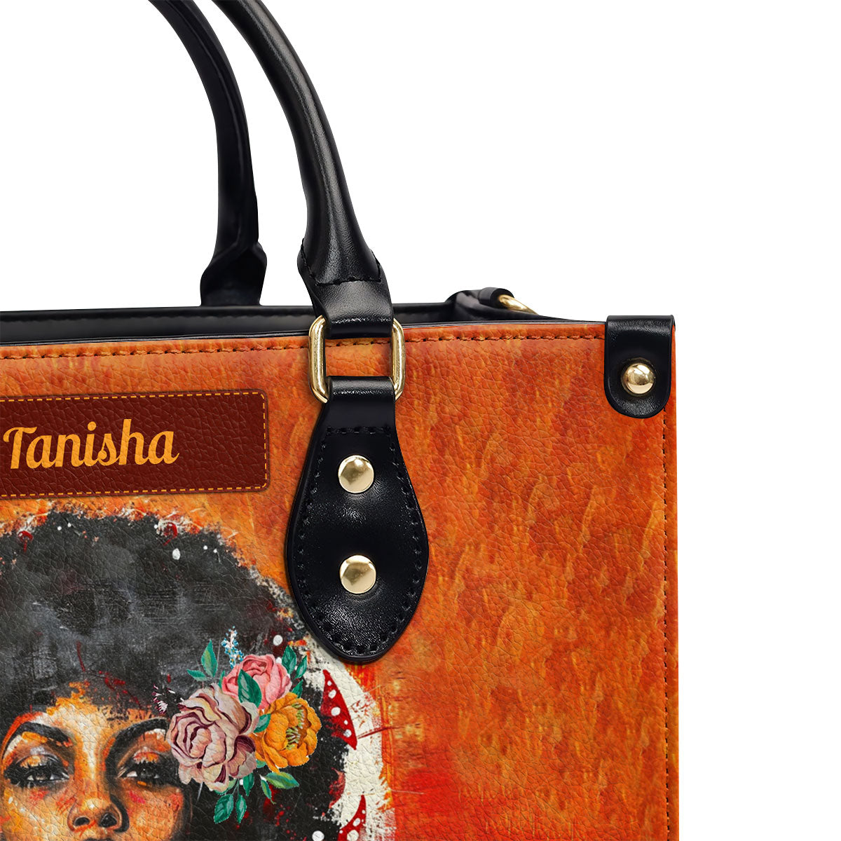 Afrocentrism 05 - Personalized Leather Handbag SBT05