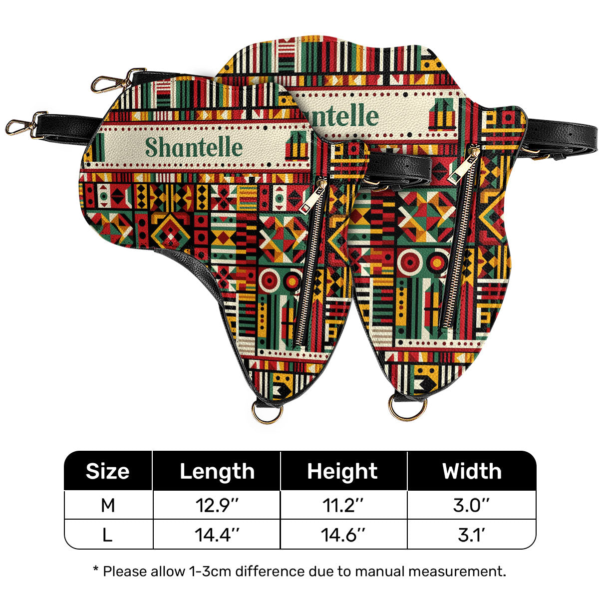 Africa Map 03 - Personalized Africa Bag SBT16