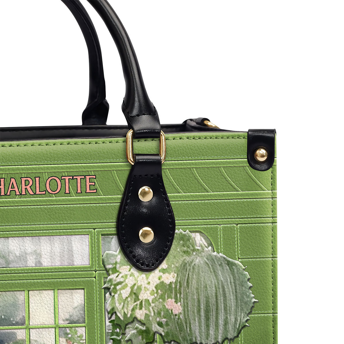 And She Lived Happily Ever After - Personalized Leather Handbag SBLHBT78