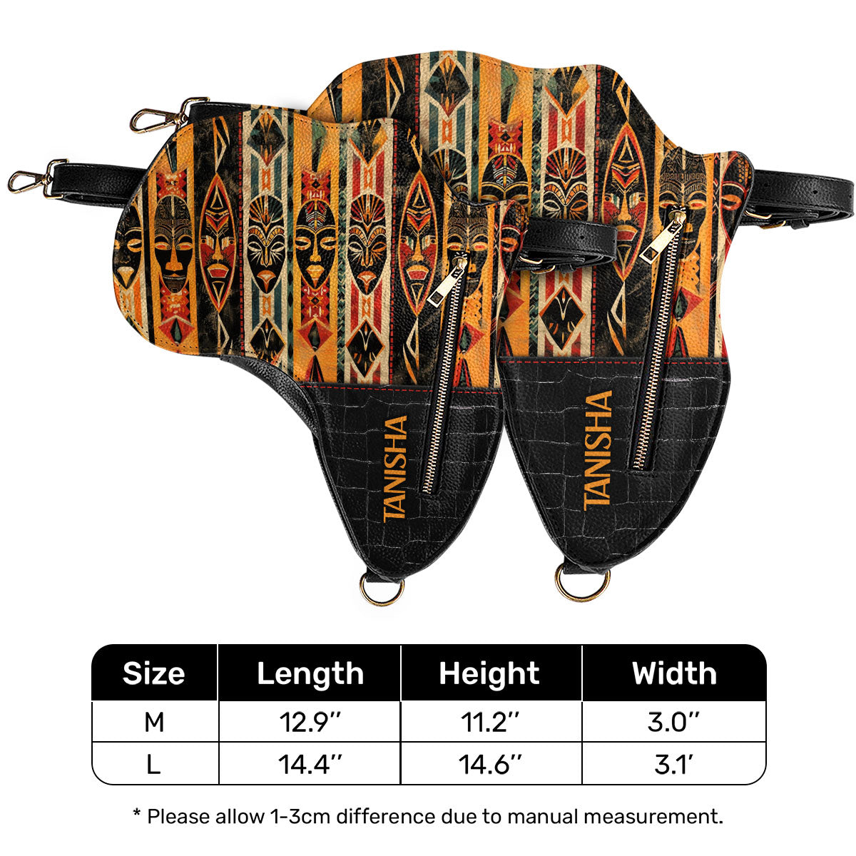 Africa Map 12 - Personalized Africa Bag SBT25