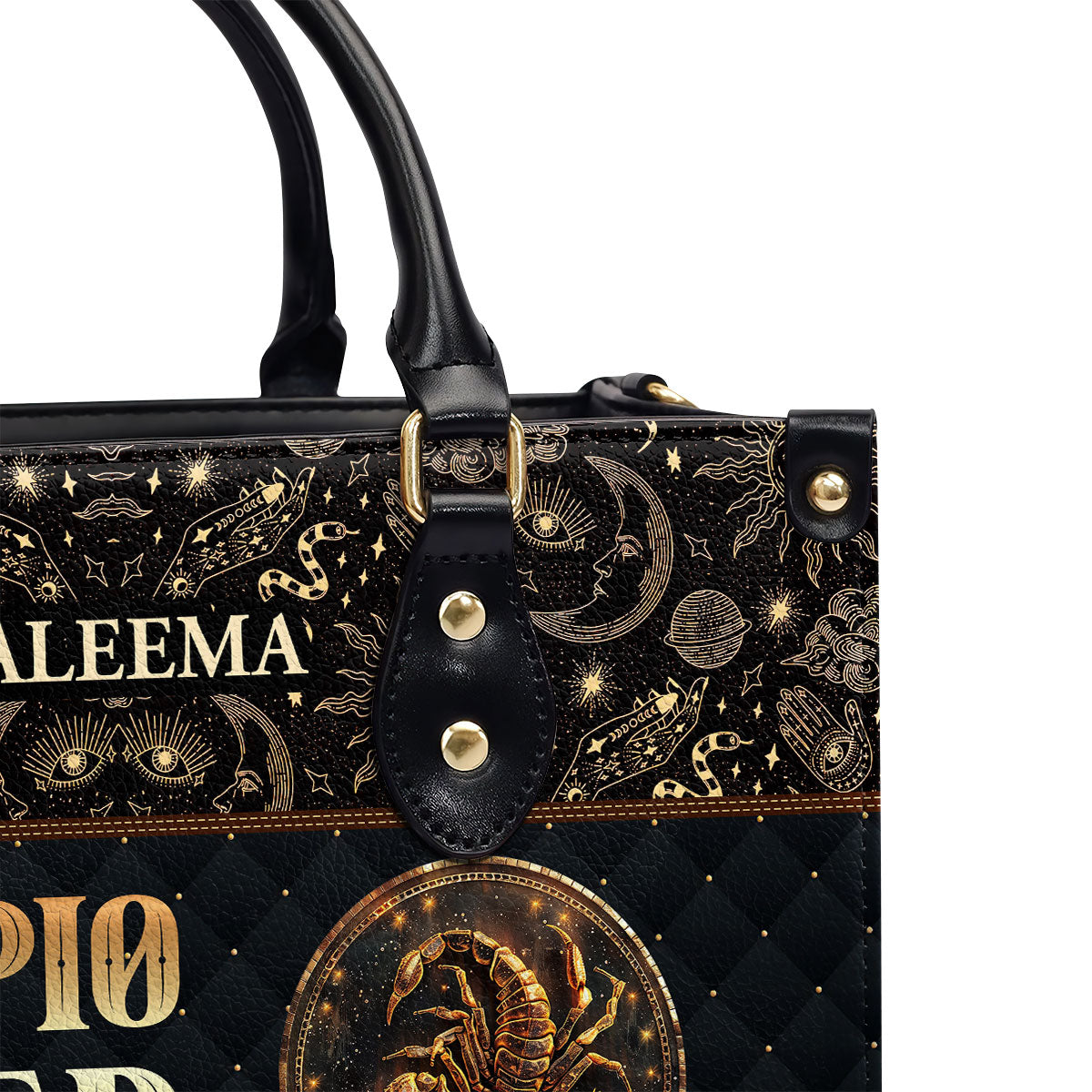 Sister Zodiac Sign - Personalized Leather Handbag SBLHBLM2071M