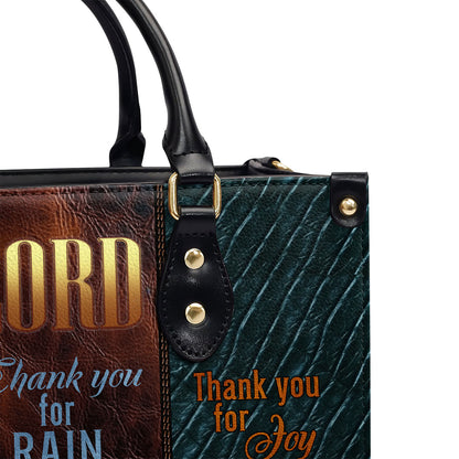 It's A Beautiful Day - Personalized Leather Handbag MB56