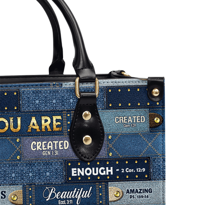 You Are - Personalized Leather Handbag SBLHBLM1358D