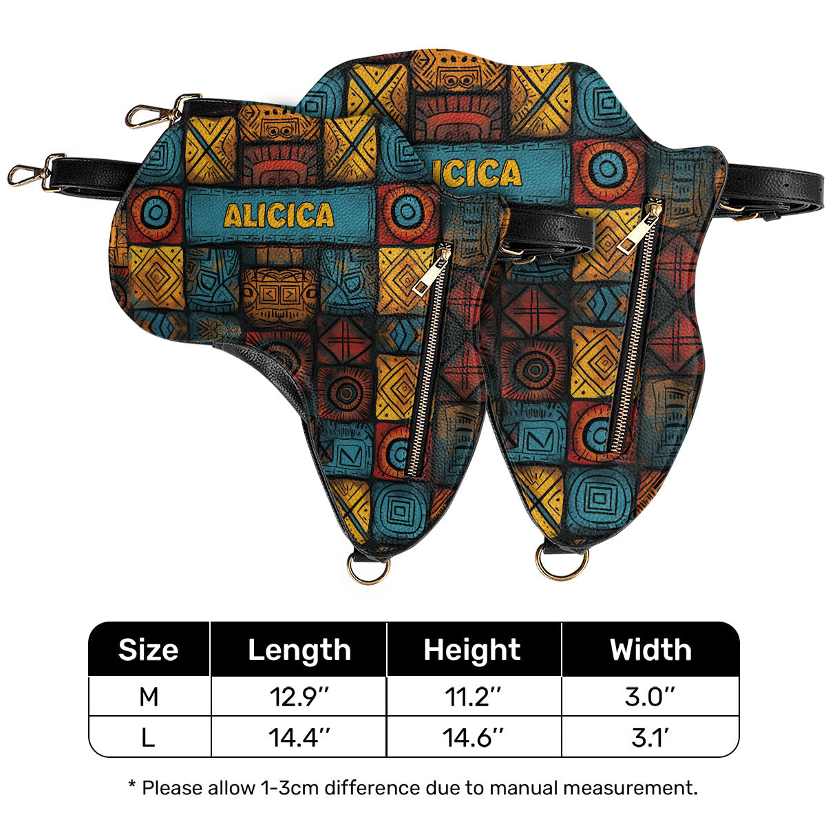 Africa Map 11 - Personalized Africa Bag SBT24