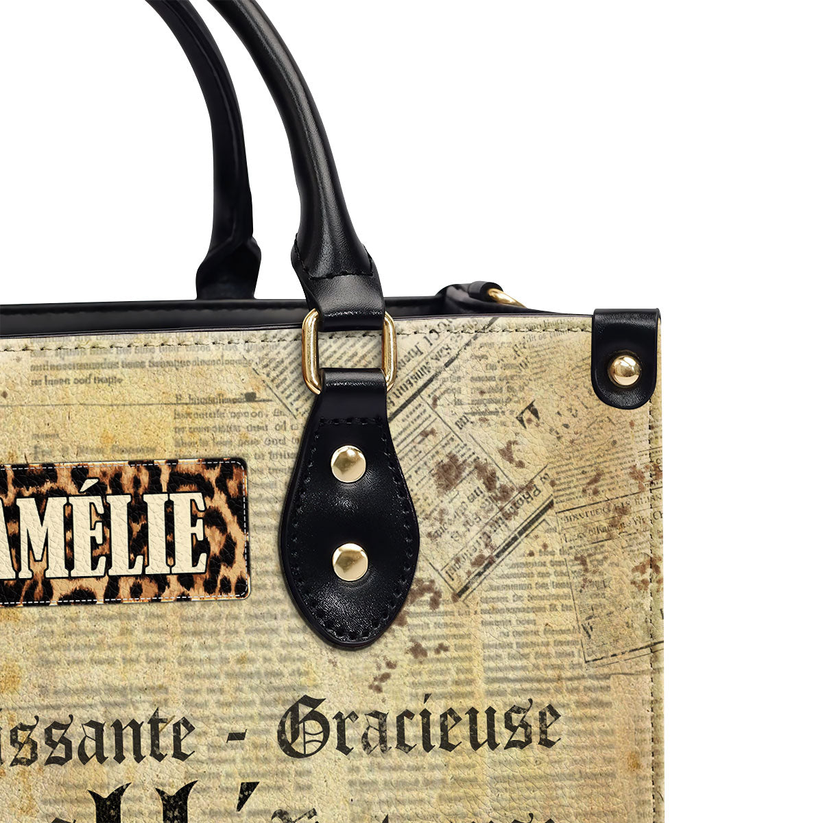 Jollie - Personalized Leather Hand Bag SBLHBT65