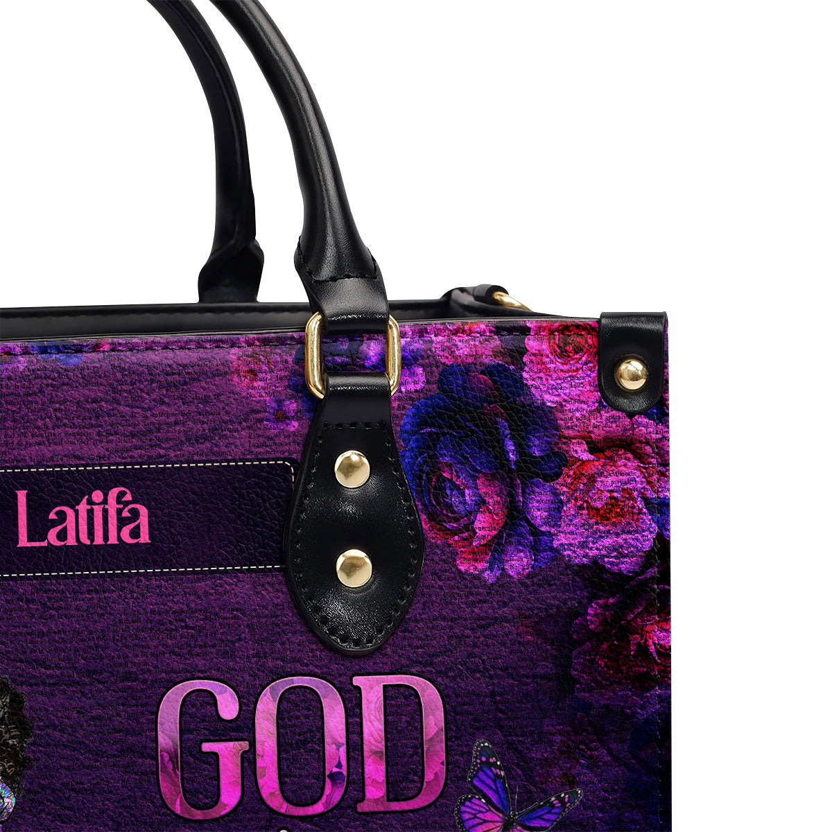 God Is Rewriting My Story - Personalized Leather Handbag SBLHBLM1284L