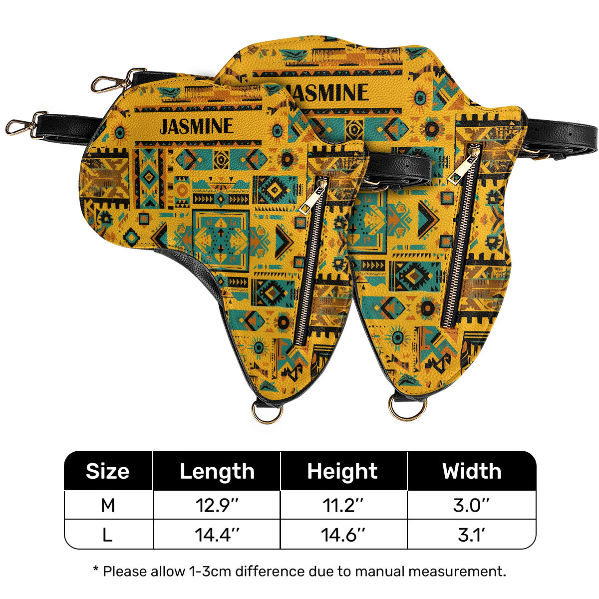 Africa Map 01 - Personalized Africa Bag SBT14
