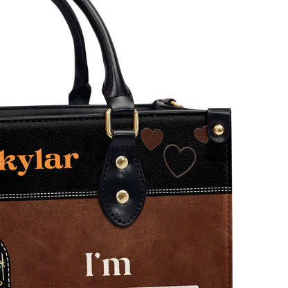 I'm Sexy And I Know It - Personalized Leather Handbag MB67