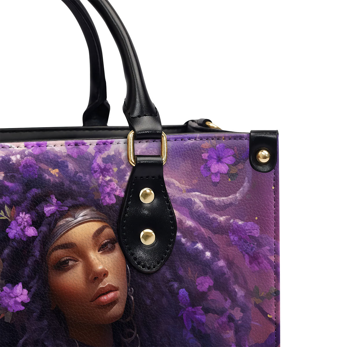 Beautiful AfroArt - Personalized Leather Handbag MB61