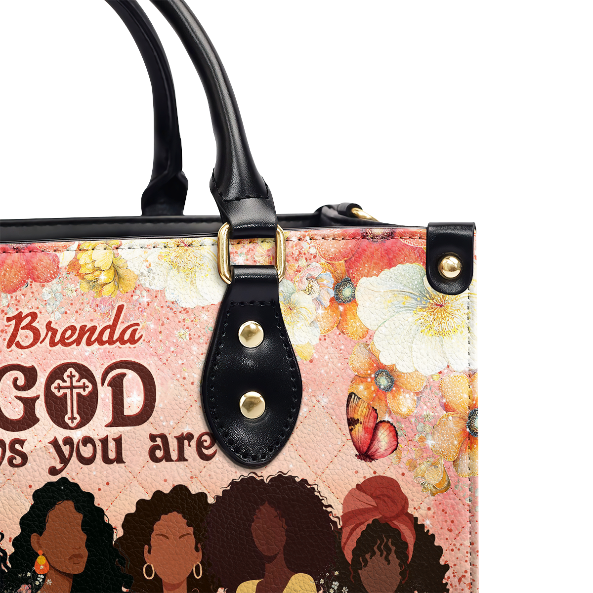 God Says You Are - Personalized Leather Handbag SBLHBLM2478L