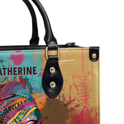 Afrocentrism 12 - Personalized Leather Handbag SBT12