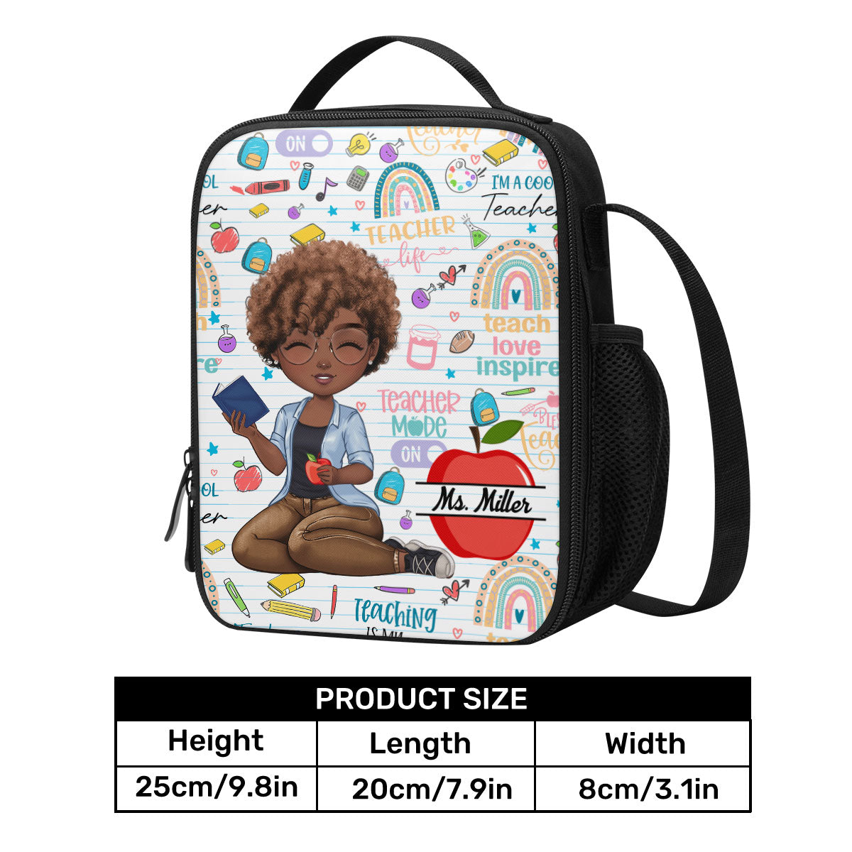 Teacher - Personalized Lunch Box Bag SBLBBLM1658TA