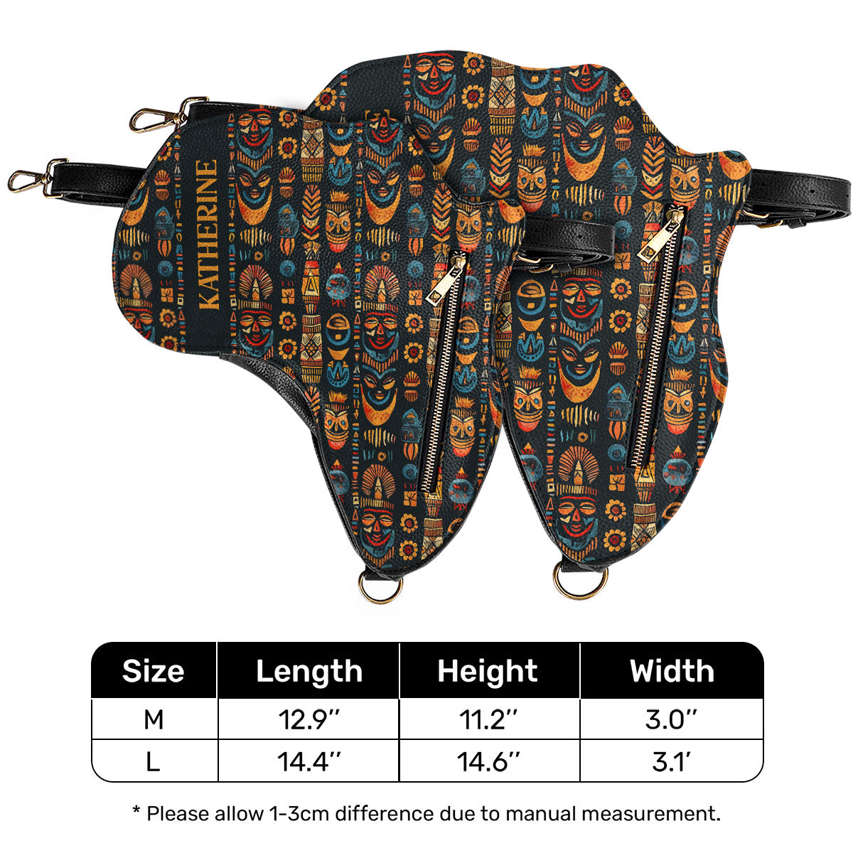 Africa Map 02 - Personalized Africa Bag SBT15